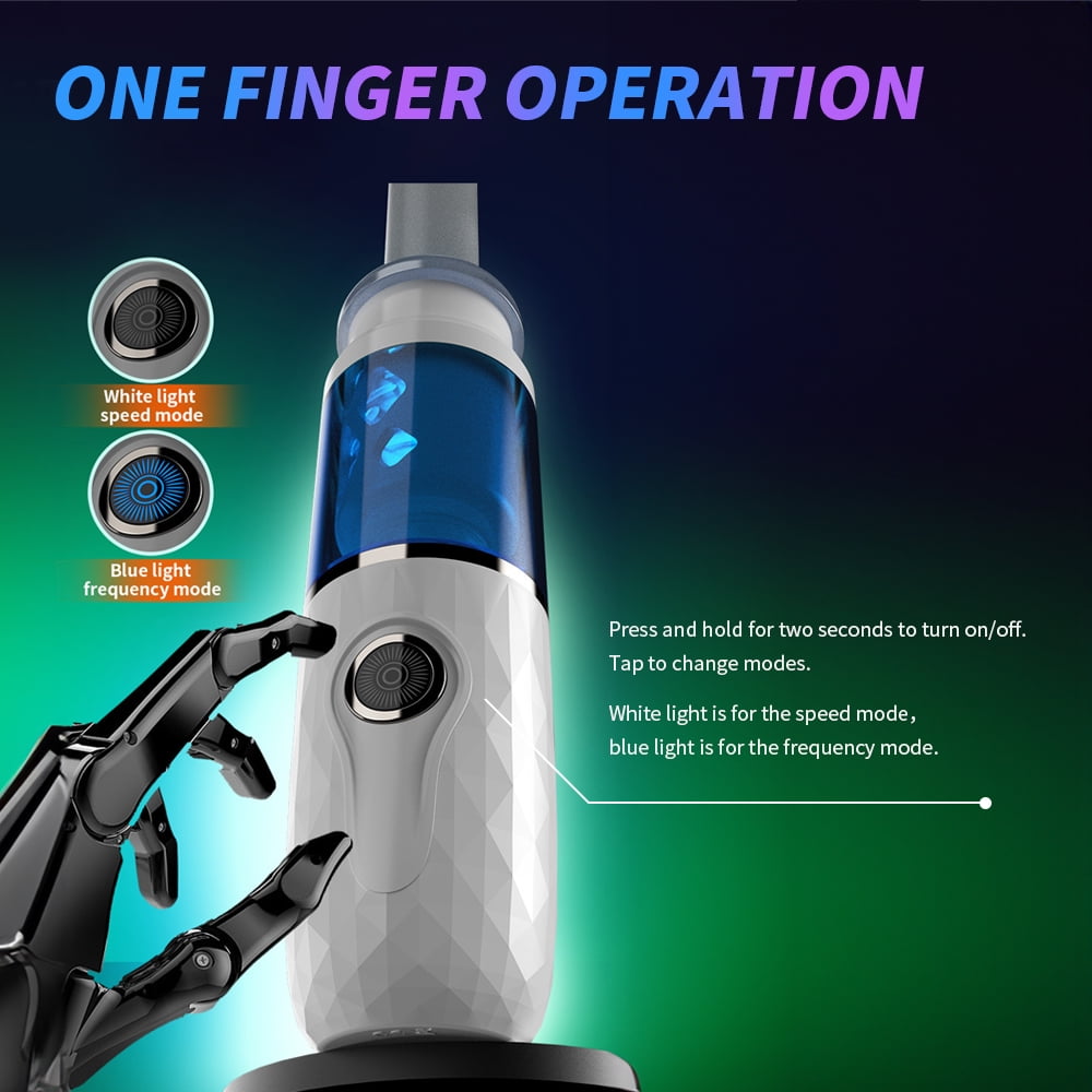 Obgado Male Masturbators Cup with 7 Thrusting Vibrating Modes Automatic Stroker Sex Toys Adult Toys for Men