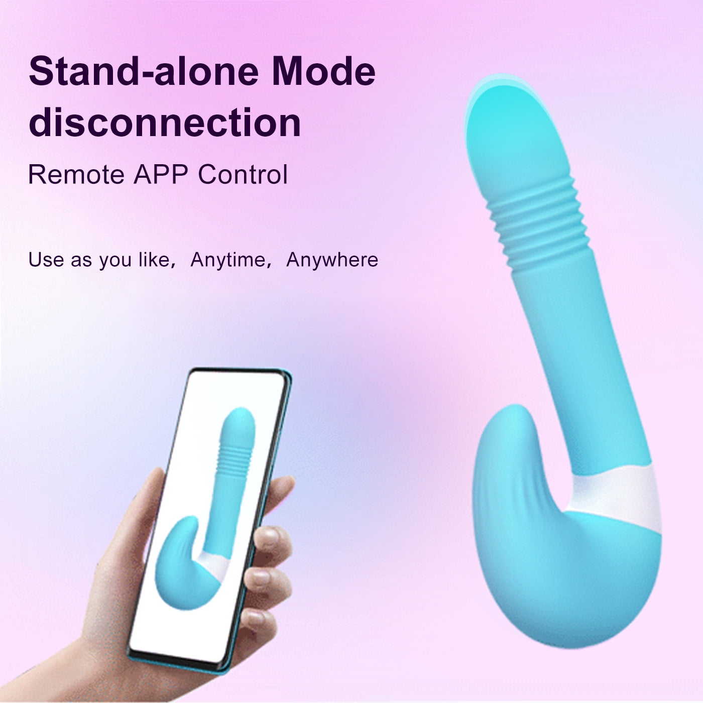 Obgado 2 in 1 Detachable Big Dildo Dildos G Spot Vibrator Clitoral Stimulator Sex Toy for Women Pleasure
