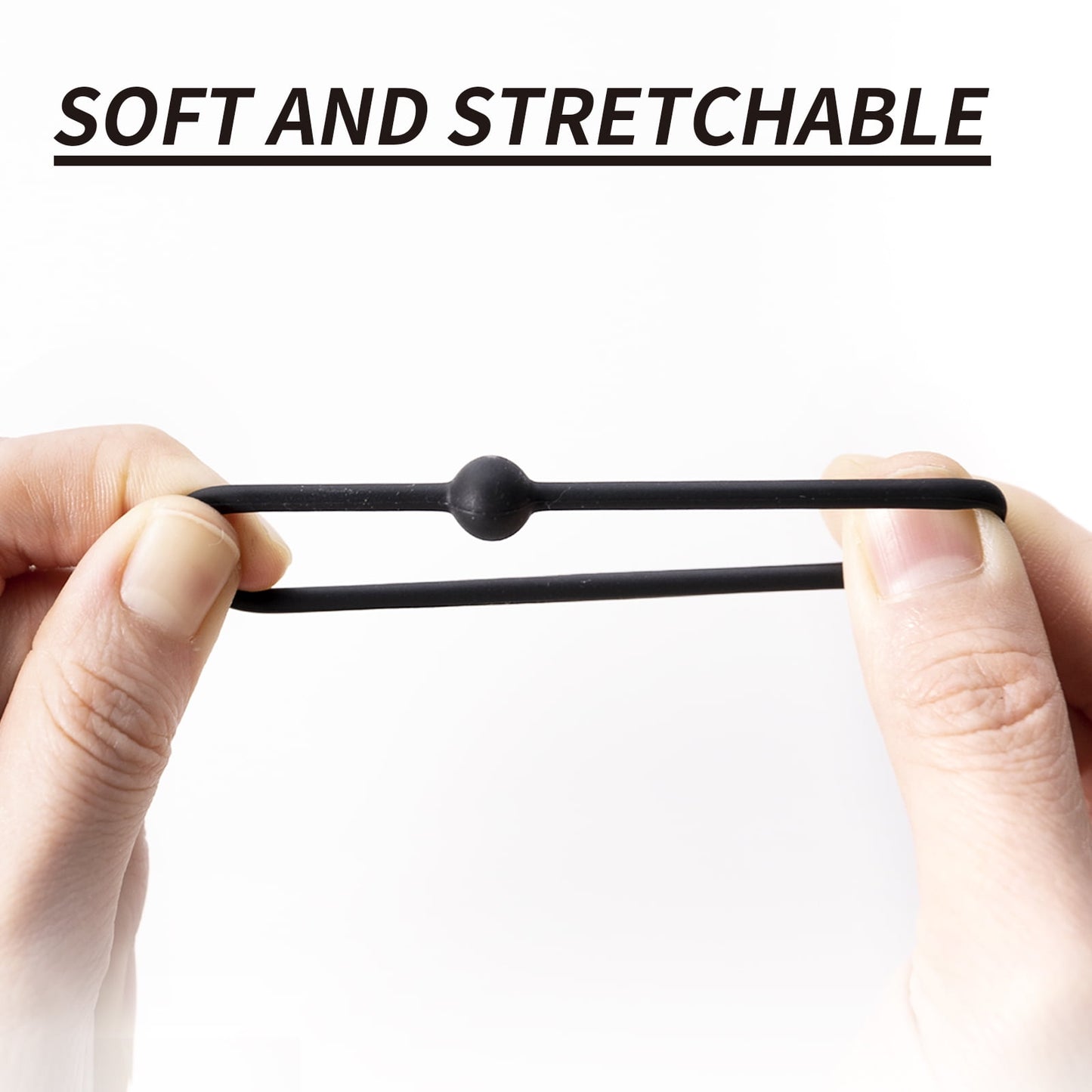 Obgado Penis Rings Set for Men, 4 Different Sizes Sex Rings for Erection Enhancing, Penis Enhancer Set, Long Lasting Stronger Stretchy Adult Sex Toys
