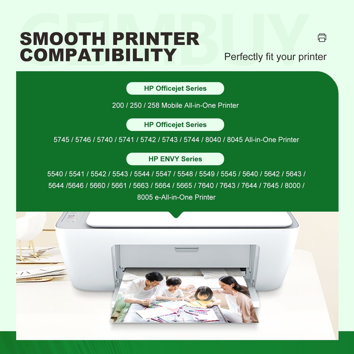 62XL Ink for HP 62XL Ink Cartridge for HP Envy 5745 Ink Cartridges and Envy 5540 5640 5660 7640 7645 Officejet 5740 8040 Series Printer ( 2-Pack)