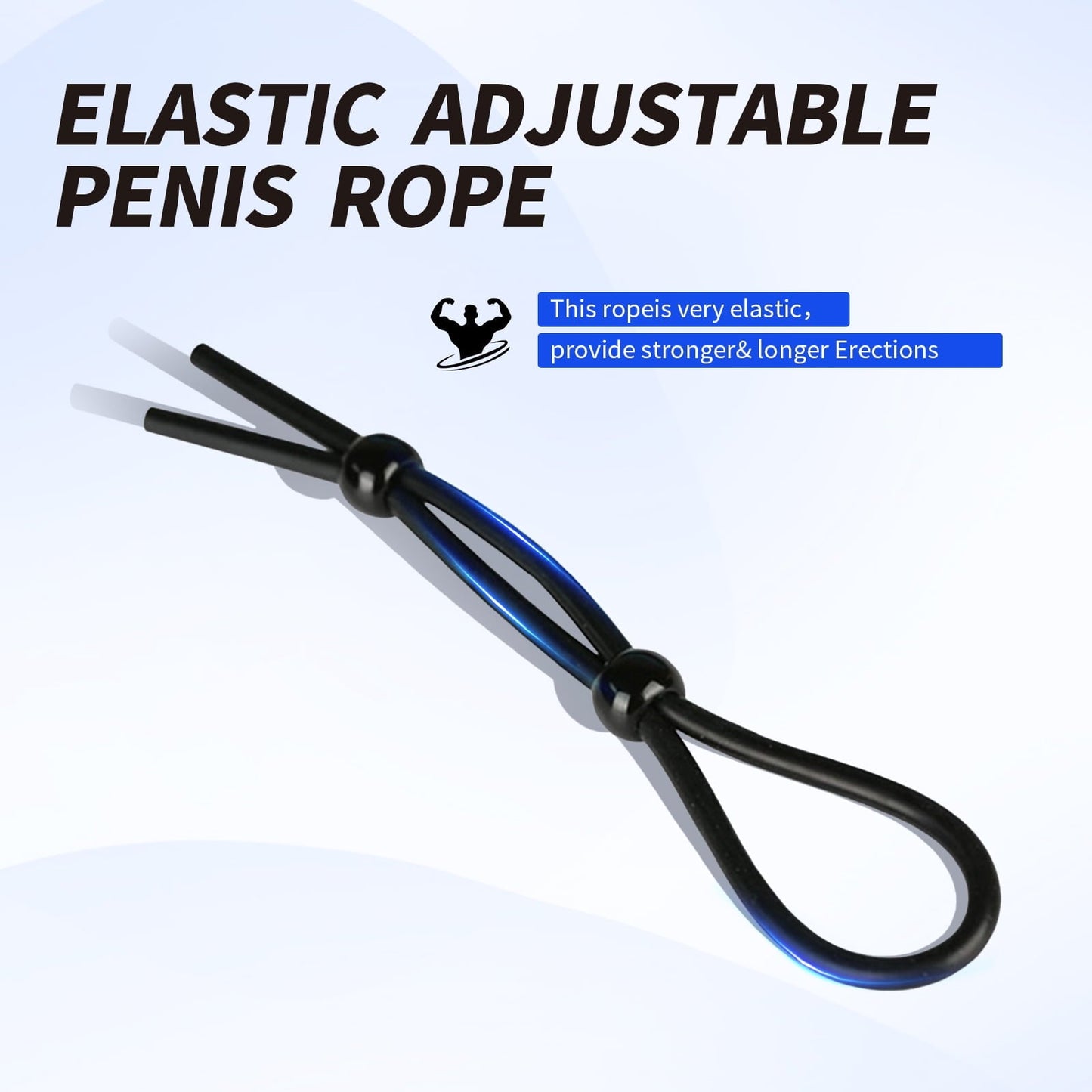 Obgado Penis Ring Set, Silicone Adjustable Penis Rings Adult Sex Toys for Men or Couple