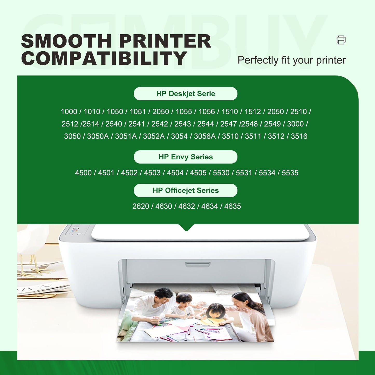 61XL Ink Cartridge Black Color Combo Pack for HP Ink 61 HP 61 XL HP 61XL for Envy 4500 5530 4502 5535 5534 OfficeJet 4630 4635 DeskJet 2540 1000 1010 1055 1510 3050 3510 Printer