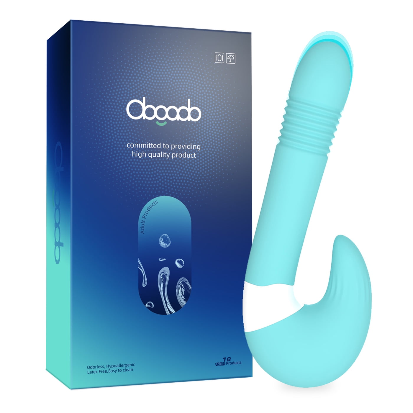 Obgado 2 in 1 Detachable Big Dildo Dildos G Spot Vibrator Clitoral Stimulator Sex Toy for Women Pleasure
