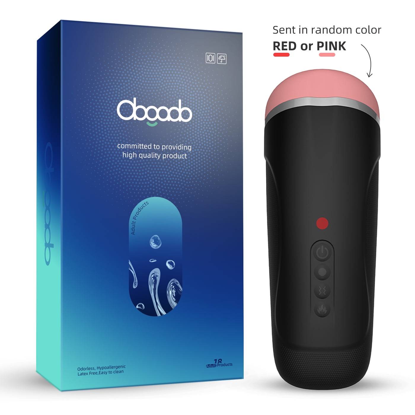 Obgado Mens Thrusting Vibrating Stroker Sex Toys Automatic Telescopic Heating Male Masturbator Cup,3 Speed 3 Function 10 Frequency