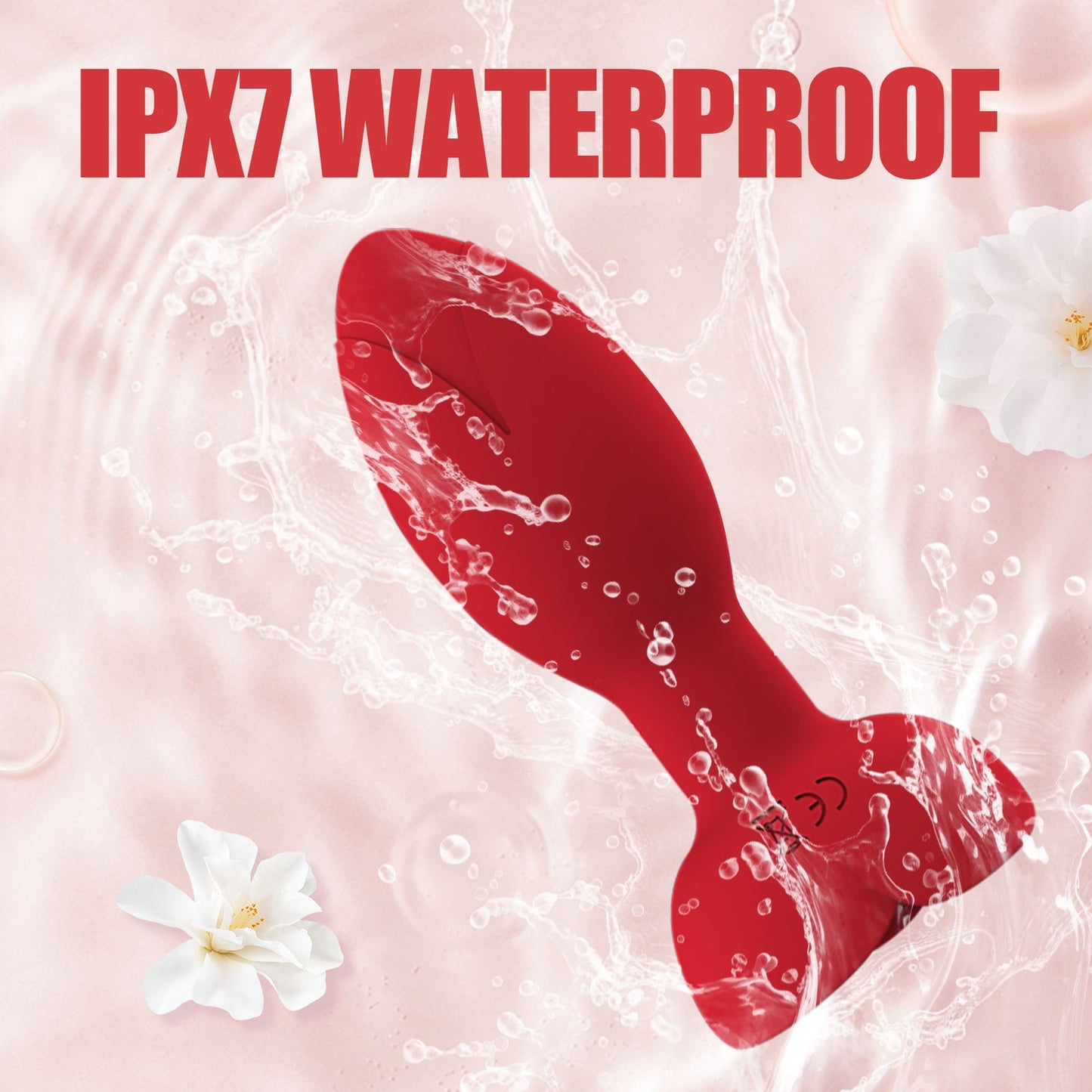 Obgado Rose Toys Wireless Remote Control Butt Plug Vibrating Anal Plug with 10 Modes Rotating Adult Sex Toys for couple