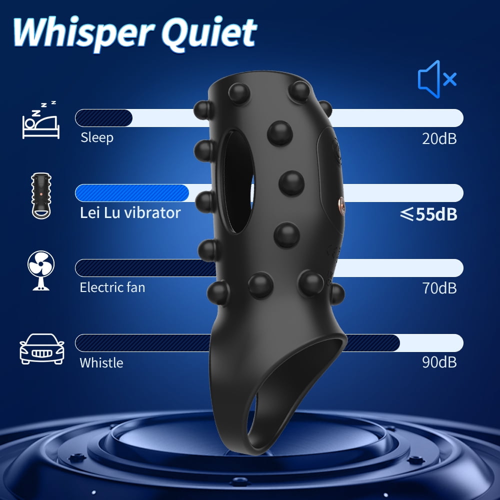 Obgado 10 Vibrating Penis Rings Adult Sex toys for Men, Stretchy Sex Toys for Male