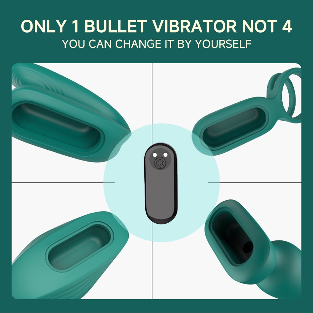 1 Set Obgado Sex toys for couple-Vibrating Penis Ring,Anal Plug,Wearable Vibrator and G Spot Vibrator