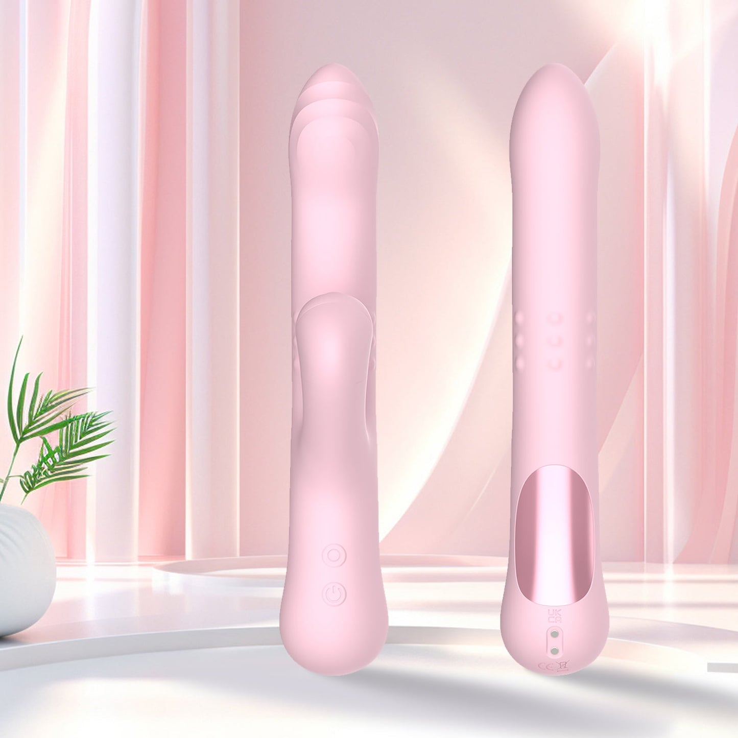 Obgado Vibrators 4 in 1 Sex Toys for Female- Finger Vibrator with 10 Flapping & 10 Vibration & 10 Thrusting to Stimulate G Spot and Clitoral, Adult Sex Toy