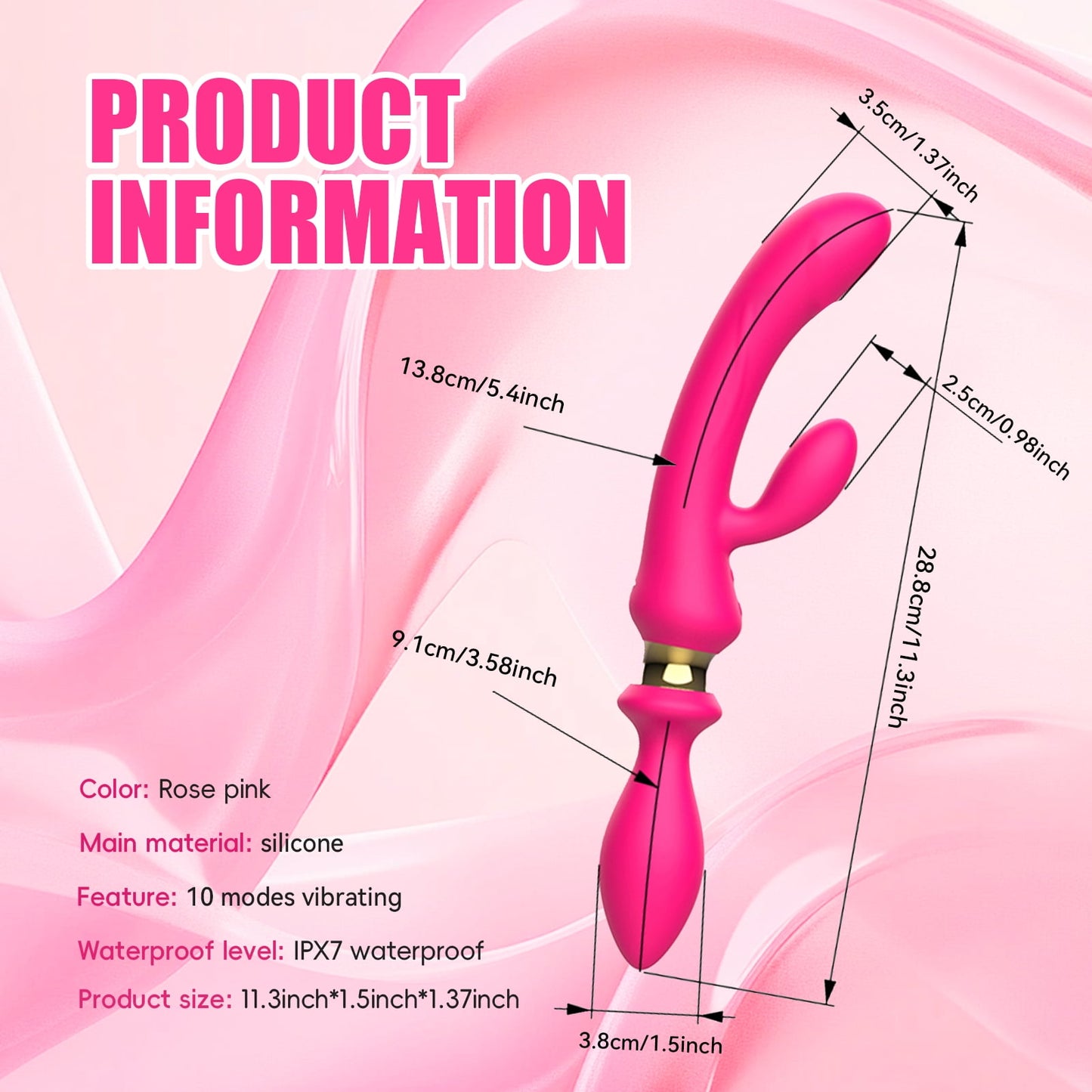 Obgado Anal Plug Adult Sex Toys for Women,Clitoral G Spot Vibrator with 10 Powerful Vibrating,Dildos Anal Toys for Couple