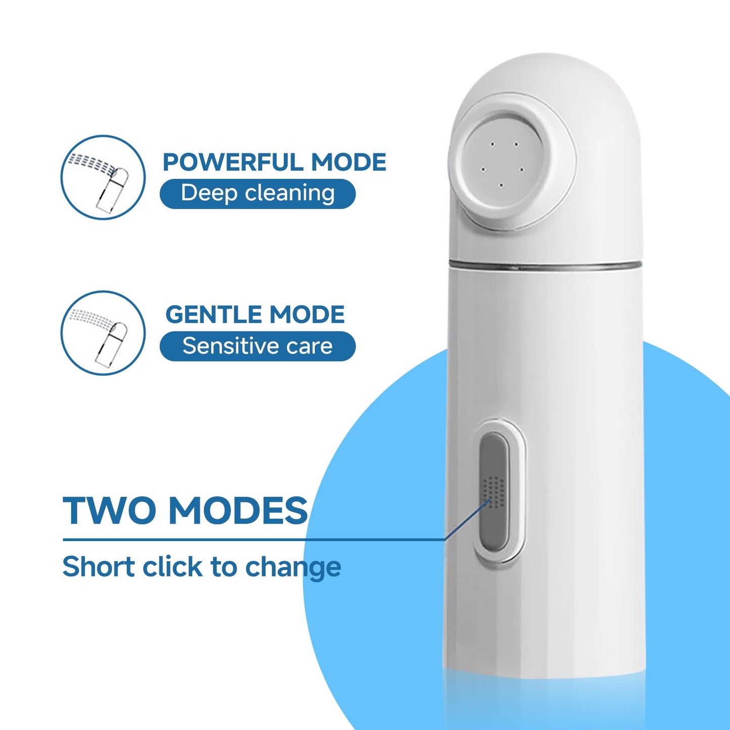 Electric Portable Bidet - 350ml Handheld Rechargeable Personal Travel Bidet with 2 Sprayer Modes for Personal Hygiene Cleaning Postpartum or Post-Surgery Care