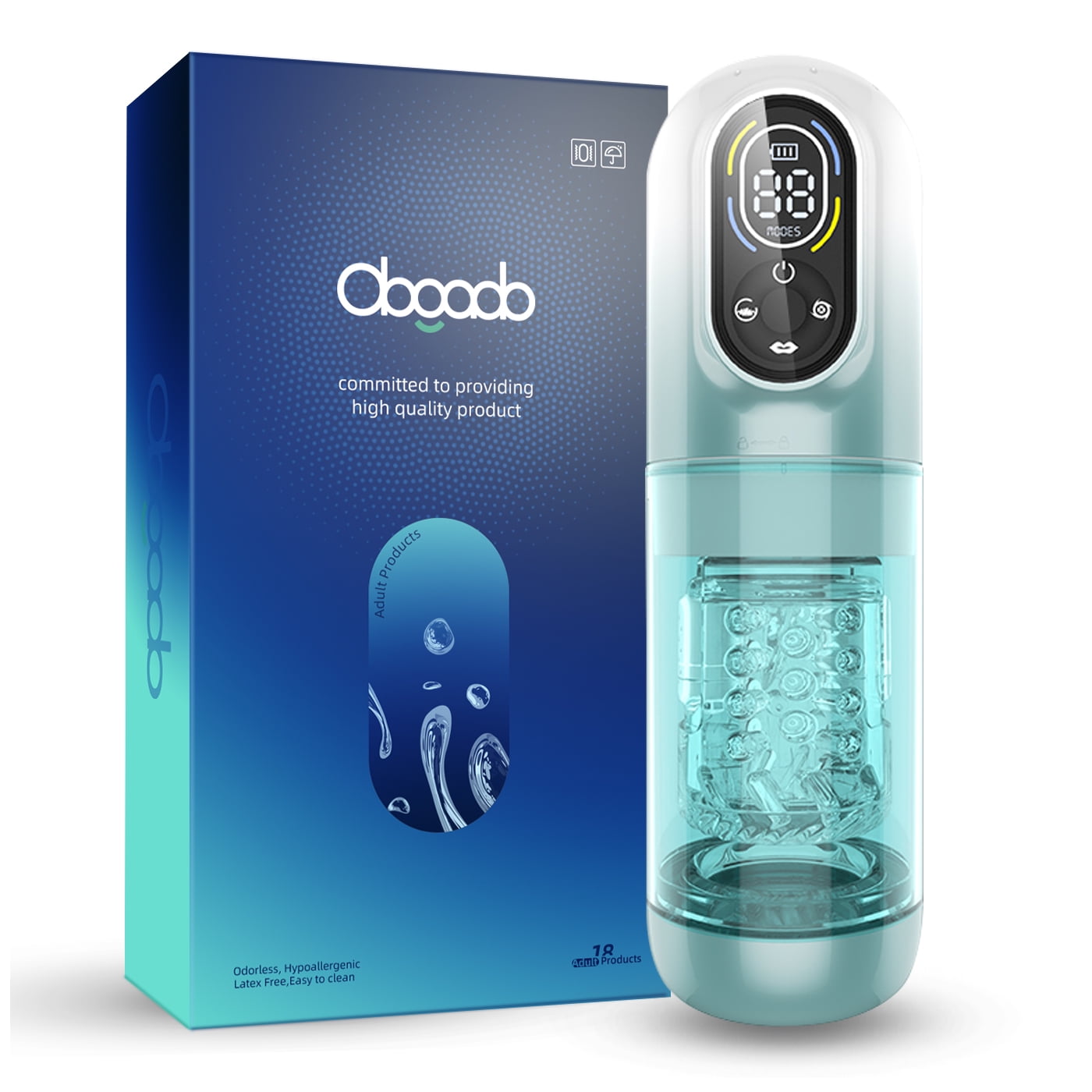 4 IN 1 Male Sex Toy Automatic Male Masturbator Cup Adult Sex Toy for Men,7 Thrusting+Rotating+Vibrating+Sucking+Licking+Water Bath Massage