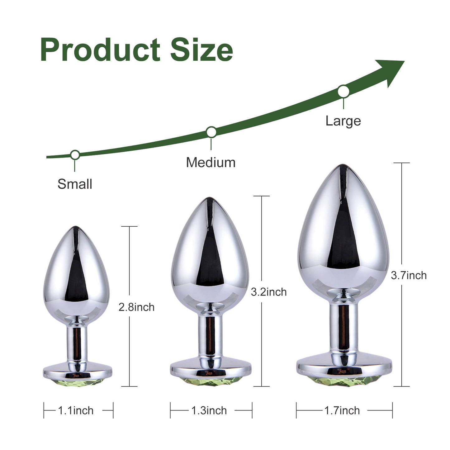 1 Set Anal Plug Obgado Anal Sex Toys Anal Butt Plug Adult Sex Toys for Female Male