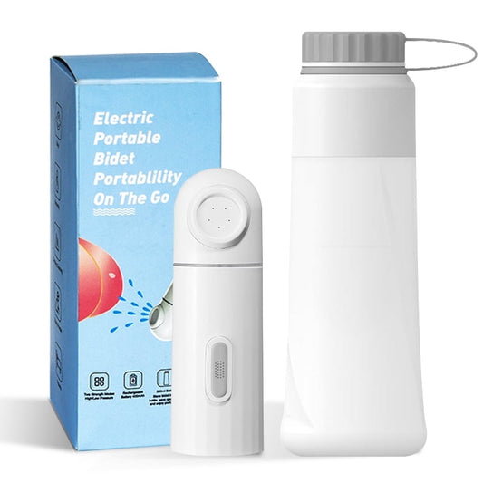 Electric Portable Bidet - 350ml Handheld Rechargeable Personal Travel Bidet with 2 Sprayer Modes for Personal Hygiene Cleaning Postpartum or Post-Surgery Care