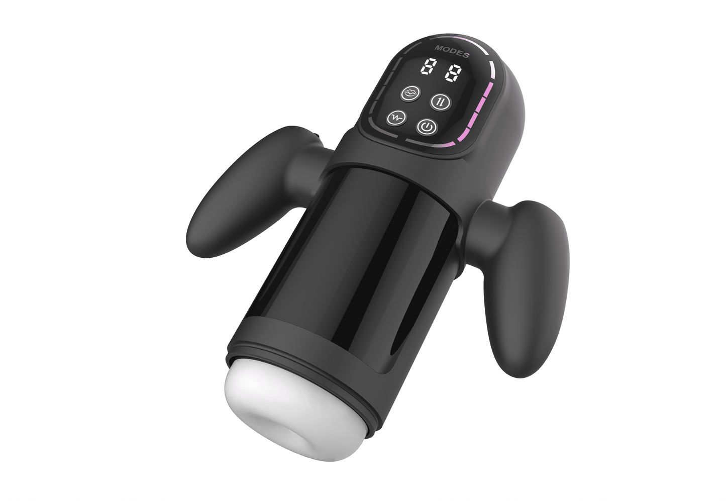 Obgado Male Masturbator 9 Thrusting, 4 Sucking 6 Vibrating Male Sex Toys with Handles and Digital Display Male Stroker
