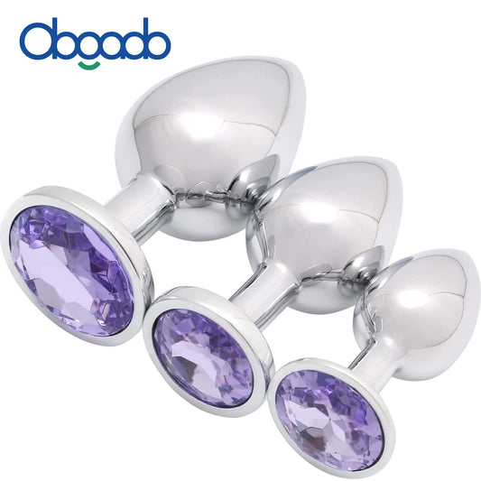 Obgado Anal Plug Butt plug Anal Toys Adult Sex Toys for Couple-3PCS