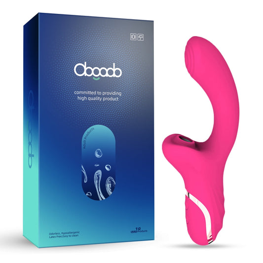 Vibrator Sex Toys for Women -Rabbit Vibrator with 10 Vibrating and Sucking, G Spot Vibrator Adult Sex Toys for Female and Couple Adult Toys