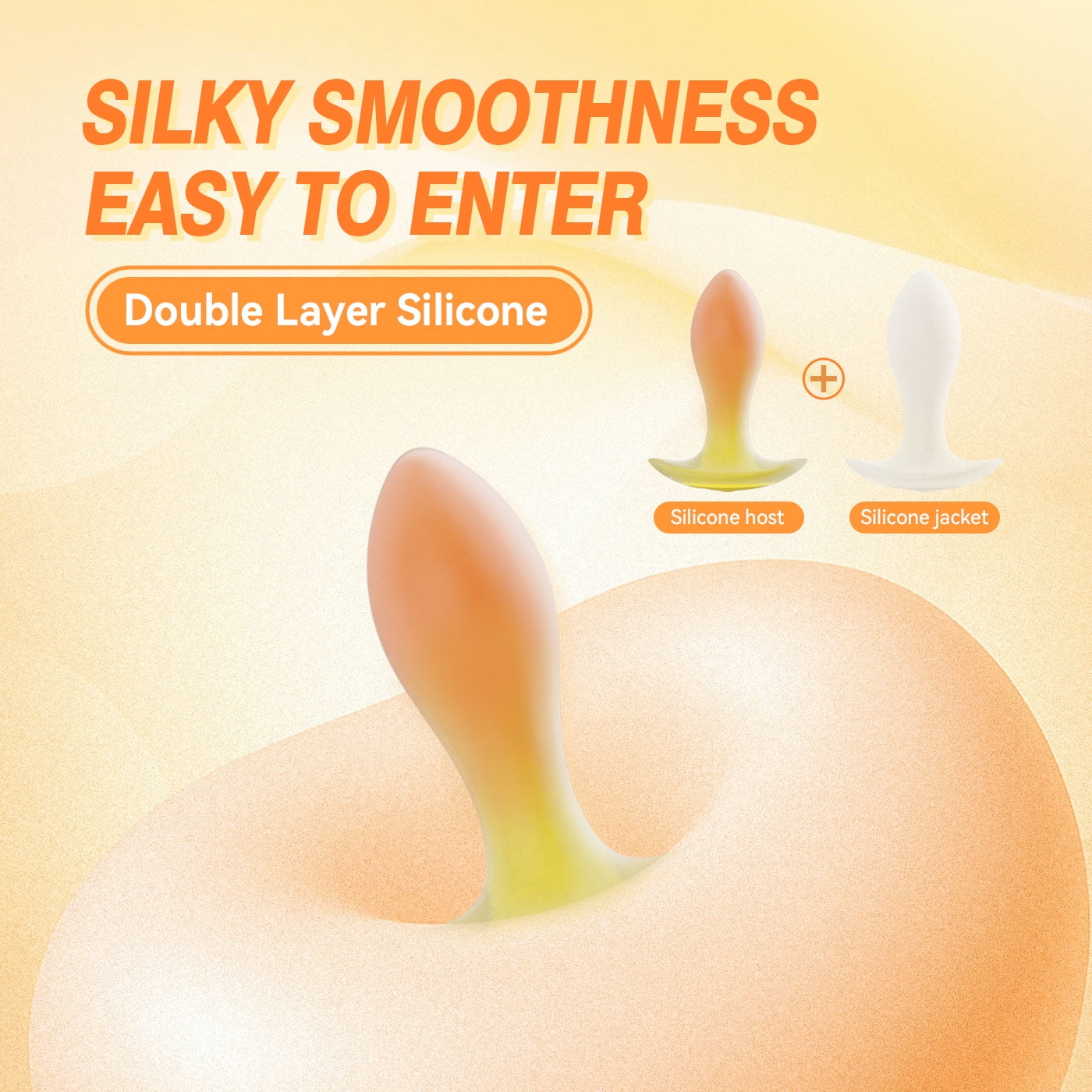 Obgado Vibrating Butt Plug Anal Plug Vibrator, Soft Silicone 10 Vibrating with Remote control Adult Sex Toys for Women or Men