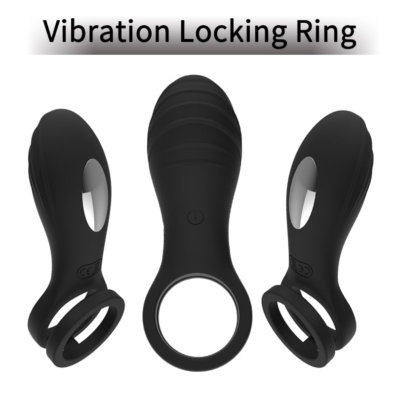 Obgado Vibrating Penis Ring Vibrator with Remote Control, Rechargeable Silicone Penis Rings with 10 Intense Vibration Modes, Adult Sex Toys Clitoral Massager for Male